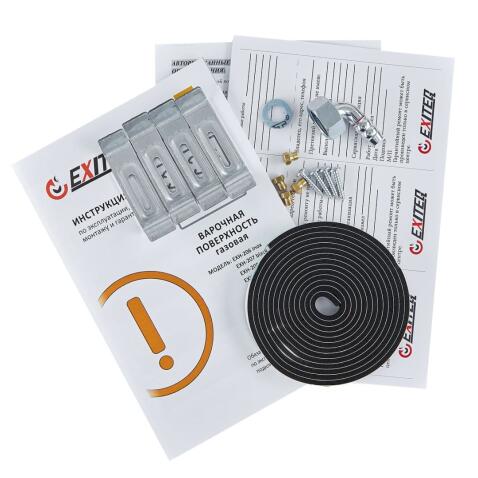 Поверхность газовая EXITEQ EXH-207 black matt