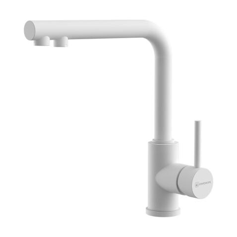 Смеситель для кухни Omoikiri Nakagawa 2 Plus WH белый