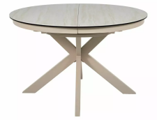Стол обеденный SIGNAL PORTO Ceramic бежевый травертин/кашемир 120-160/120
