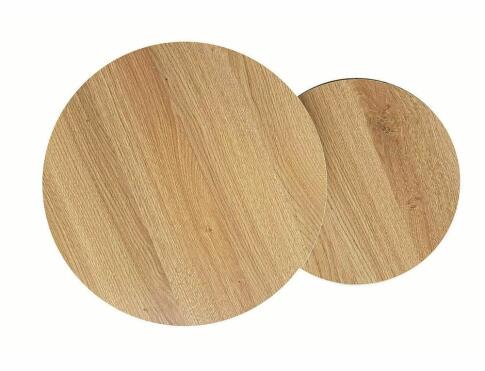 Комплект SIGNAL HOLA (2 стола журнальных) дуб/черный