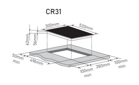 Поверхность электрическая ZORG TECHNOLOGY CR31 black