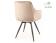 Стул SIGNAL MANGO Velvet Bluvel 40 темно-бежевый/черный, поворотный