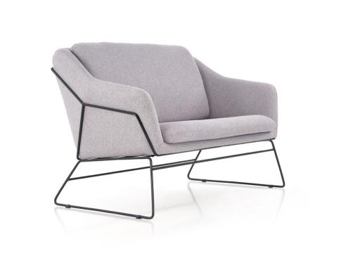 Софа HALMAR SOFT 2 XL серый/черный