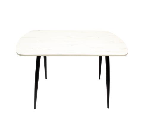 Стол ВВР ЛДСП Дуб крафт белый/черный конус 110/70