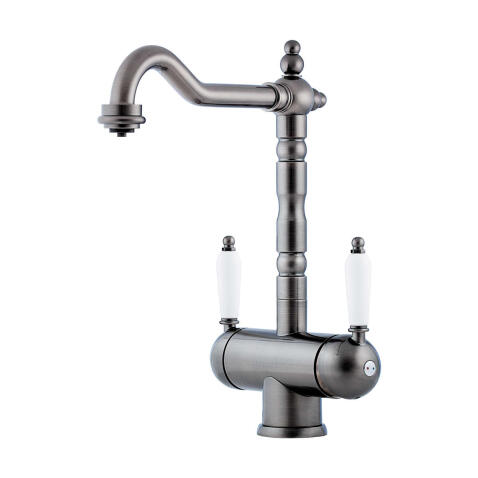 Смеситель для кухни Omoikiri Amagasaki-SI античное серебро