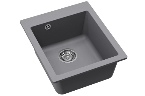 Мойка кухонная AQUASANITA Rock SQR 100 202 AW alumetallic