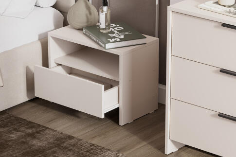 Тумба прикроватная NN Мебель (МС Камелия 1 К) Серия 2 Меланж