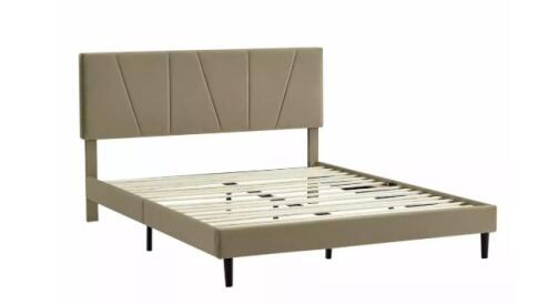 Кровать SIGNAL SAVANA Velvet Bluvel 28 бежевый, 140/200