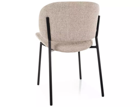 Стул SIGNAL KISO Noelle 30 бежевый/черный