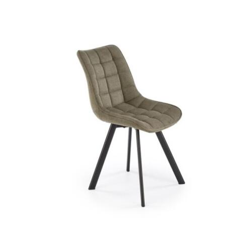 Стул HALMAR K549 оливковый/черный