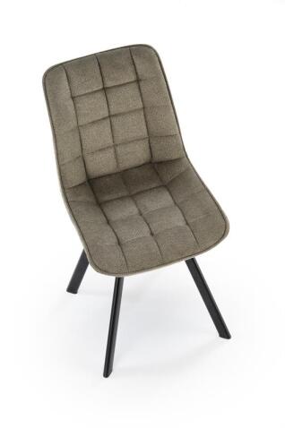 Стул HALMAR K549 оливковый/черный