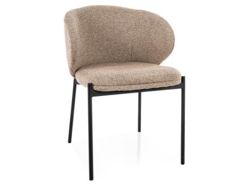 Стул SIGNAL KIOTO t.253 бежевый/черный