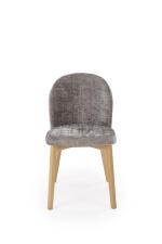 Стул HALMAR BASSO серый/дуб натуральный
