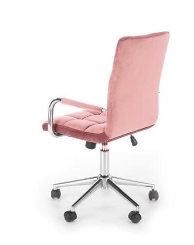 Кресло компьютерное HALMAR GONZO 4 розовый/хром