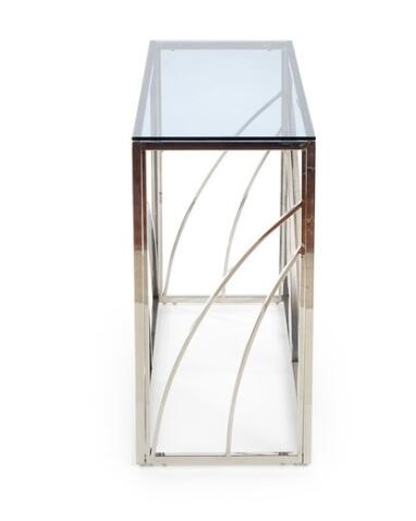 Консоль HALMAR KN5 дымчатый/серебристый