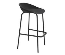 Стул барный Sheffilton SHT-ST19/S29 артикул СТ-127 черный / черный муар