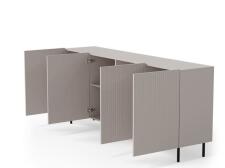 Комод HALMAR PAXOS KM-2 кашемир/черный