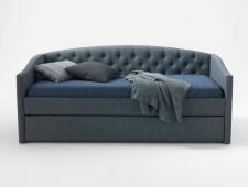 Кровать SIGNAL ALESSIA tap. 23 серый/дуб, 90/200