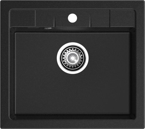 Кухонная мойка GRANFEST QUADRO Q-561 черный