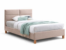 Кровать SIGNAL SIERRA Velvet Bluvel 28 бежевый/дуб, 120/200