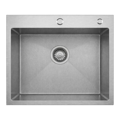Кухонная мойка из нержавейки BLANTEK LS-5848ST Stone texture