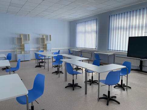 Сидение Sheffilton SHT-ST29 артикул S-193 голубой Pan278