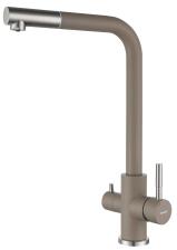 Смеситель для кухни GRANFEST QUARZ Z-5421 песочный
