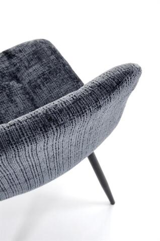 Стул HALMAR K547 серый/черный