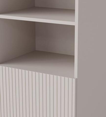 Стеллаж HALMAR PAXOS REG-1 кашемир/черный