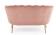 Софа HALMAR AMORINITO XL светло-розовый/золотой