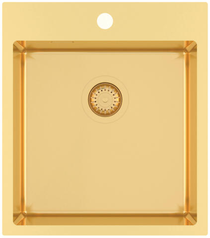Мойка кухонная AQUASANITA Steel AIR 100 X-G gold