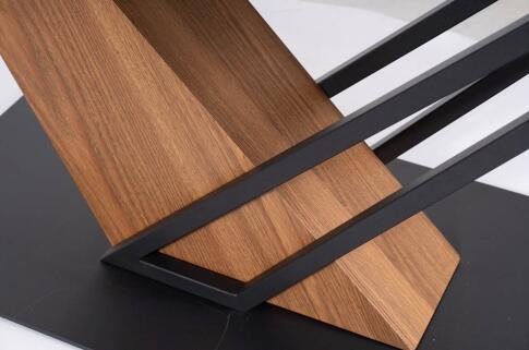 Стол обеденный SIGNAL GENESIS черный/ясень 180-240/90