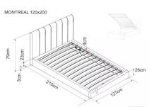Кровать SIGNAL MONTREAL Velvet Bluvel 28 бежевый, 120/200