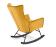 Кресло-качалка HALMAR BAZALTO горчичный