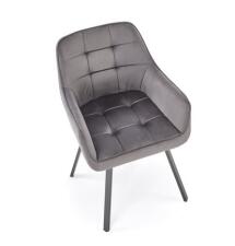 Стул HALMAR K588 серый/черный