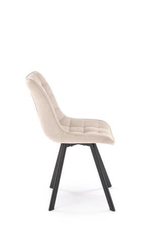 Стул HALMAR K549 бежевый/черный