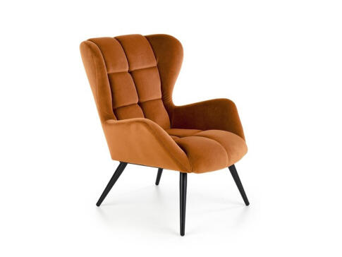 Кресло HALMAR TYRION корица/черный