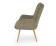 Кресло HALMAR AMARO оливковый