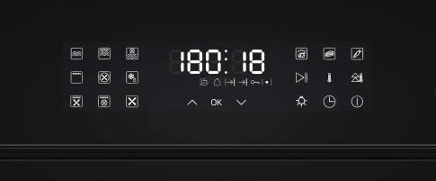 Духовой шкаф электрический MEFERI MEO609BK MICROWAVE