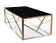 Стол журнальный SIGNAL ESCADA A II эффект черного мрамора/золотой, 120/60/40