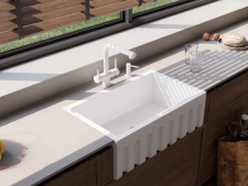 Смеситель для кухни Omoikiri Takamatsu S PW pure white
