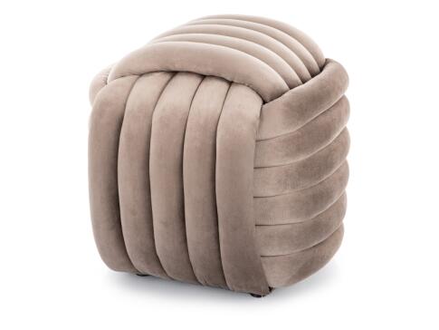 Пуф SIGNAL BRUNI Velvet темно-бежевый