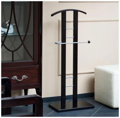 Вешалка МЕБЕЛИК ГАЛАНТ 321 металлик/венге