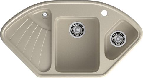 Кухонная мойка GRANFEST CORNER C-1040E топаз