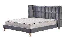 Кровать HALMAR SCANDINO серый, 160/200