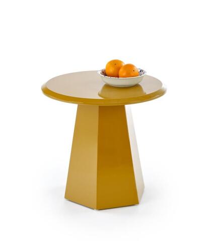 Стол журнальный HALMAR LOCA горчичный