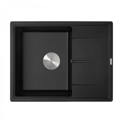 Мойка ZORG Rock 65 PREMIUM black metallic