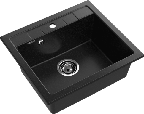 Кухонная мойка GRANFEST QUADRO Q-561 черный
