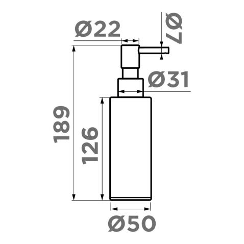 Дозатор Omoikiri OM-06 C хром