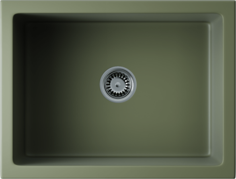 Кухонная мойка из керамики Omoikiri Mikura 61-OL Natceramic/olive